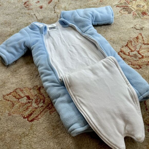Baby Blue Sleep Sack - Picture 4 of 5